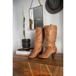 Leather Cowboy Boots